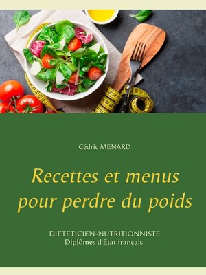 cover image of Recettes et menus pour perdre du poids